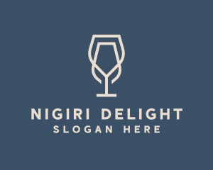 Beverage Wine Glass logo design