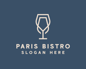 Beverage Wine Glass logo design