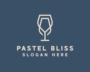 Beverage Wine Glass logo design