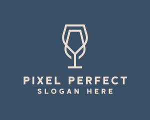 Beverage Wine Glass logo design