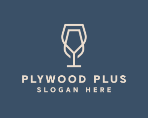 Beverage Wine Glass logo design