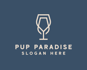 Beverage Wine Glass logo design