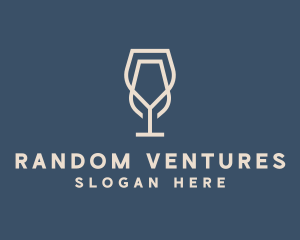 Beverage Wine Glass logo design