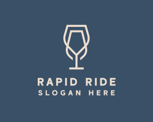 Beverage Wine Glass logo design