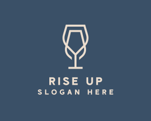 Beverage Wine Glass logo design