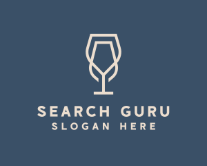 Beverage Wine Glass logo design