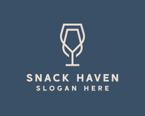 Beverage Wine Glass logo design