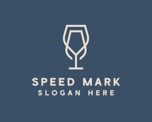 Beverage Wine Glass logo design