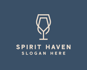 Distillery - Beverage Wine Glass logo design