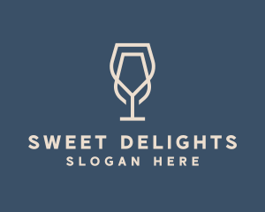 Beverage Wine Glass logo design