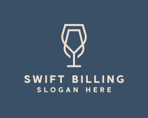 Beverage Wine Glass logo design