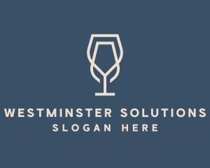 Beverage Wine Glass logo design