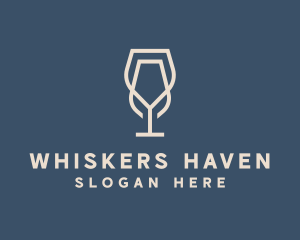 Beverage Wine Glass logo design