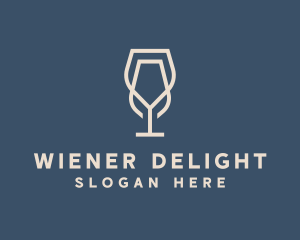 Beverage Wine Glass logo design