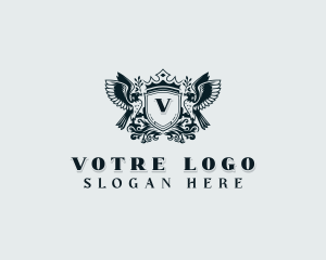 Heraldry - Royal Eagle Crest logo design