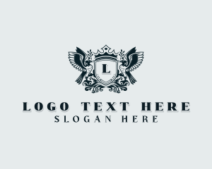 Regal - Royal Eagle Crest logo design