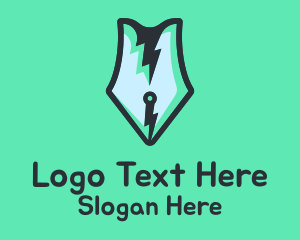 Copywriter - Fast Writing Pen logo design