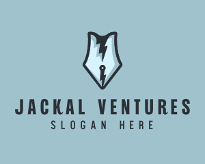 Jackal - Fast Writing Pen logo design