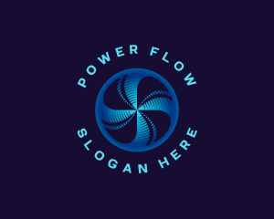 Industrial Fan Ventilation logo design