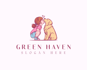 Child Pet Dog logo design