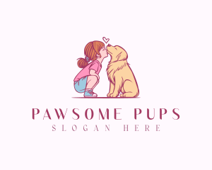 Dog - Child Pet Dog logo design