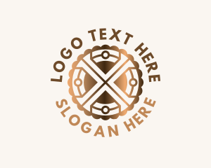 Tech - Gradient Crypto App Letter X logo design