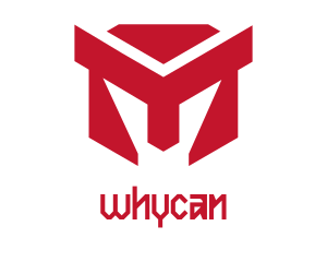 Red Polygon Spartan Helmet logo design