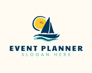 Ocean Sailboat Adventure Logo