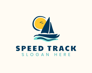 Ocean - Ocean Sailboat Adventure logo design