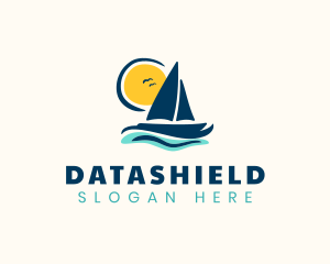 Tour - Ocean Sailboat Adventure logo design