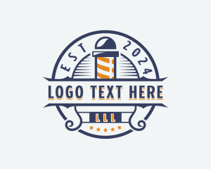 Grooming - Barber Hairstyling Barbershop logo design