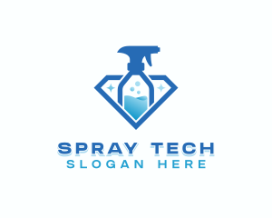 Sprayer - Disinfection Sanitation Sprayer logo design