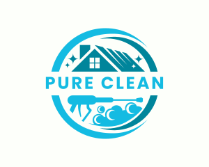 Cleaning Pressure Washer logo design