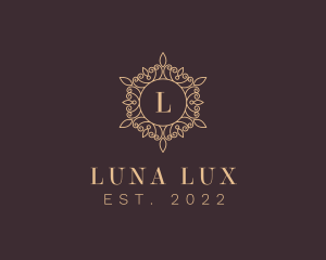 Luxe Beauty Cosmetics logo design