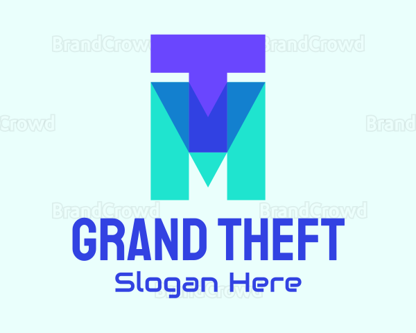 Geometric TM Lettermark Logo