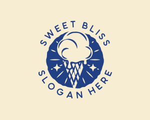 Ice Cream Dessert logo design