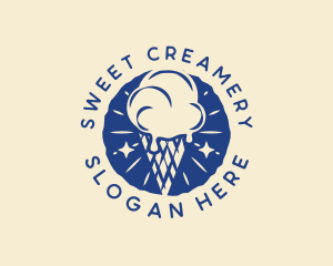 Ice Cream Dessert logo design