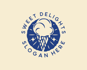 Ice Cream Dessert logo design