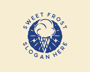 Ice Cream Dessert logo design