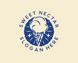 Ice Cream Dessert logo design