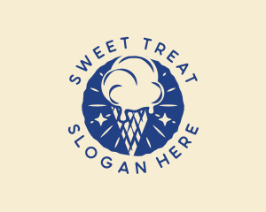 Ice Cream Dessert logo design