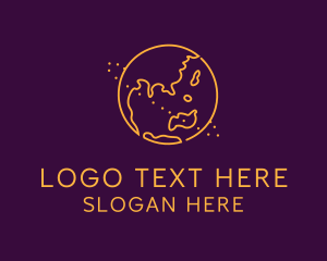 Dot - World Globe Orbit logo design