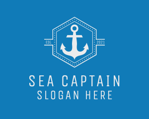 Sailor - Maritime Anchor Badge logo design