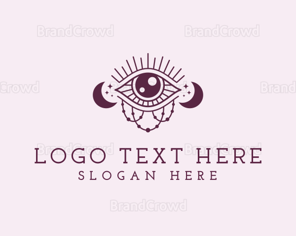 Mystical Boho Eye Logo