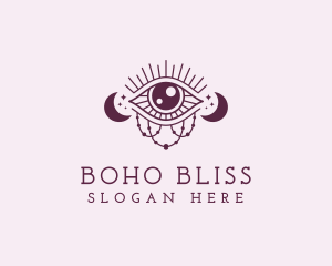 Mystical Boho Eye logo design