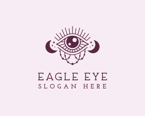 Mystical Boho Eye logo design