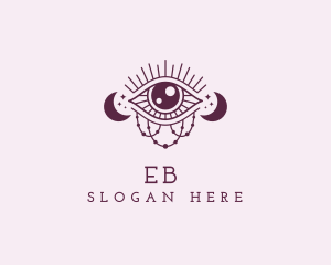 Fortune Telling - Mystical Boho Eye logo design