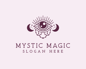 Mystical Boho Eye logo design