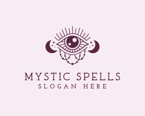 Mystical Boho Eye logo design