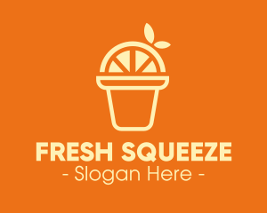 Juice - Organic Orange Juice logo design